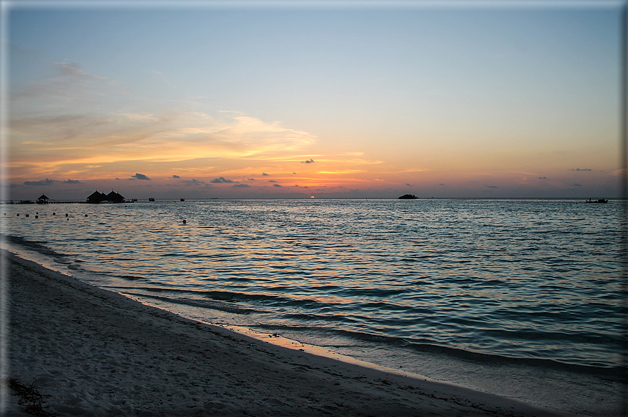 foto Alba e tramonto alle isole Maldive